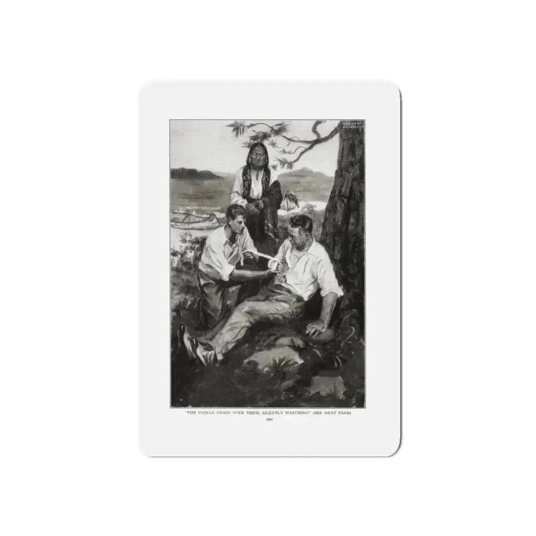 Roddy's Second Nature, St. Nicholas magazine, October 1924 (Magazine Illustration) Refrigerator Magnet 3 Inch Die-Cut - The Sticker Space