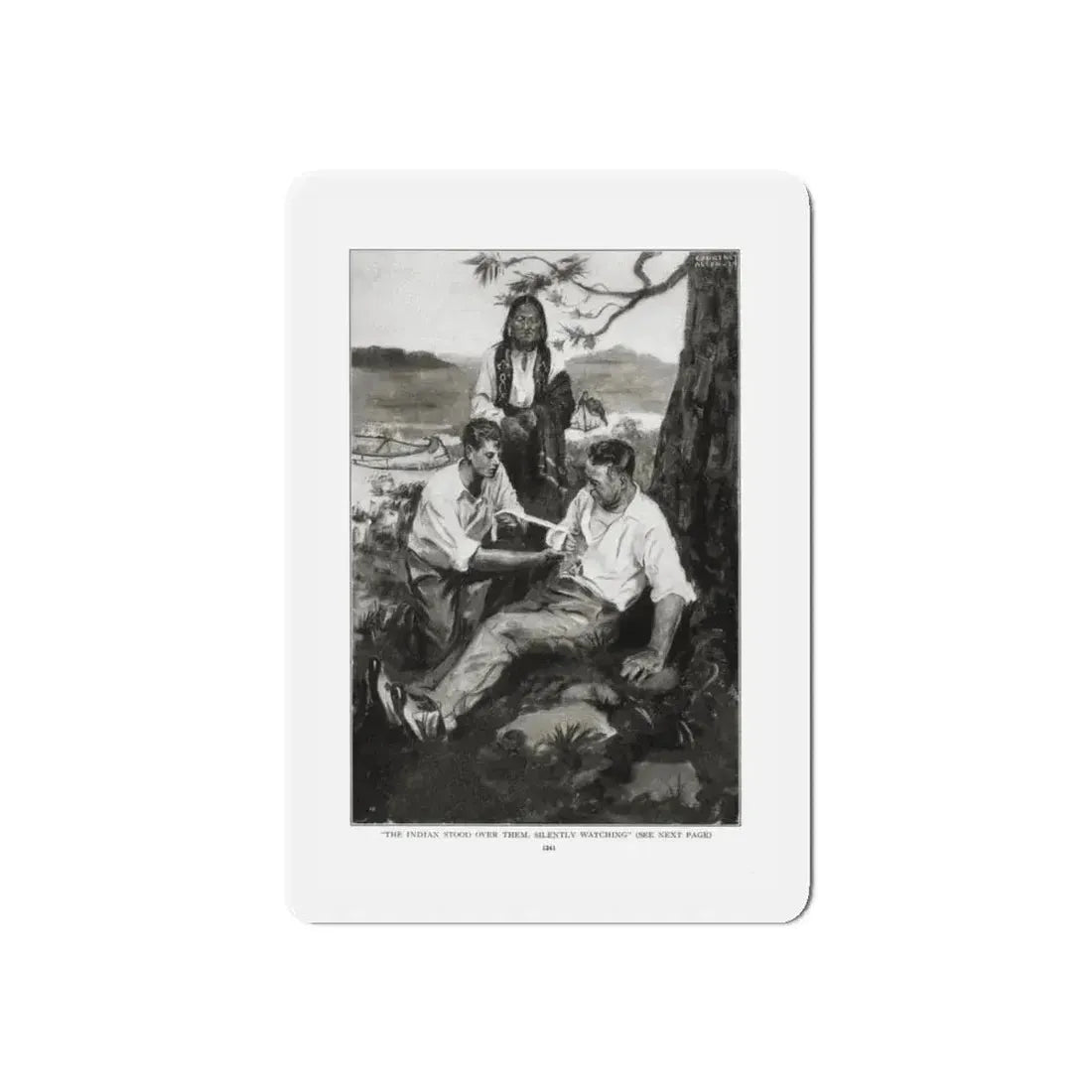 Roddy's Second Nature, St. Nicholas magazine, October 1924 (Magazine Illustration) Refrigerator Magnet 4 Inch Die-Cut - The Sticker Space