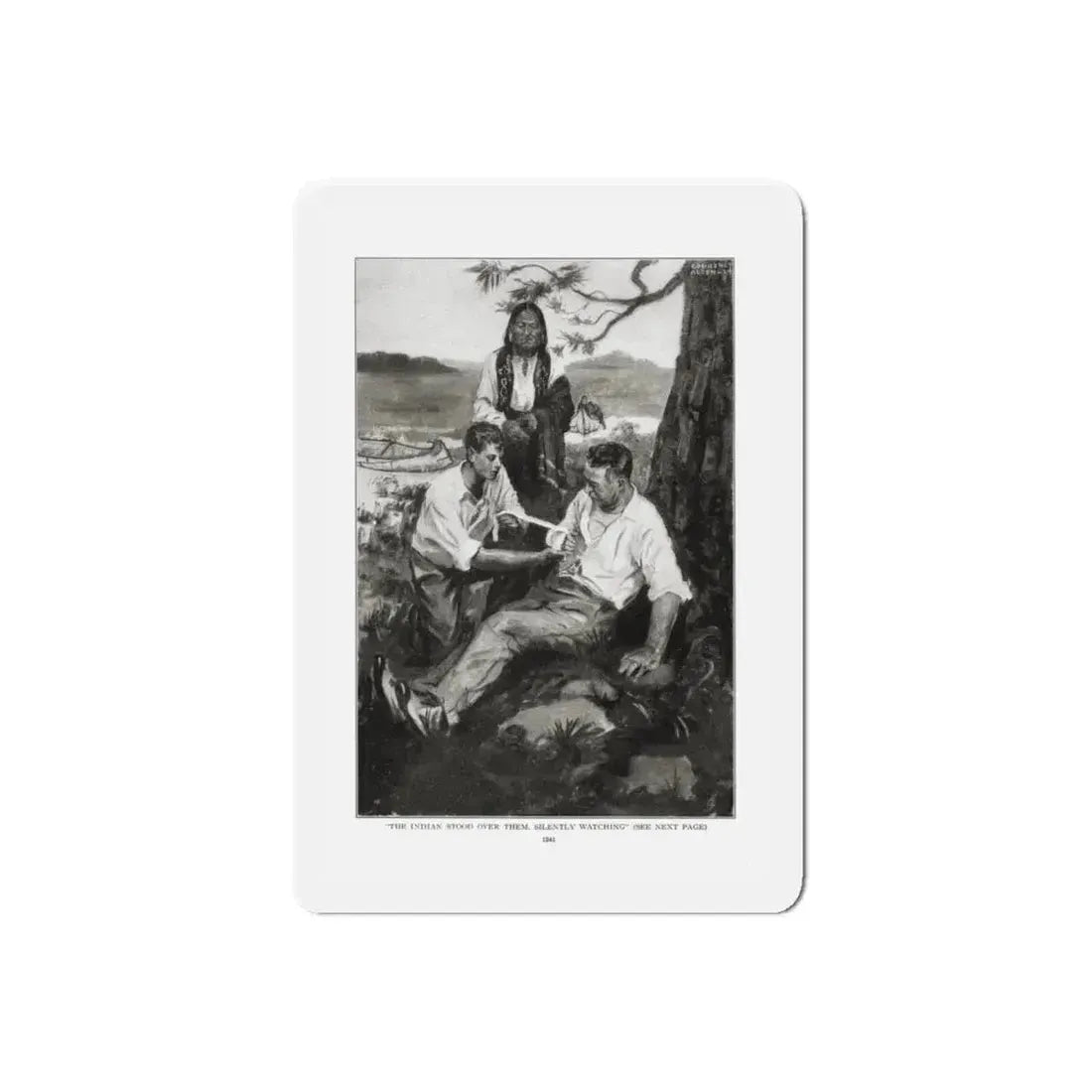 Roddy's Second Nature, St. Nicholas magazine, October 1924 (Magazine Illustration) Refrigerator Magnet 6 Inch Die-Cut - The Sticker Space