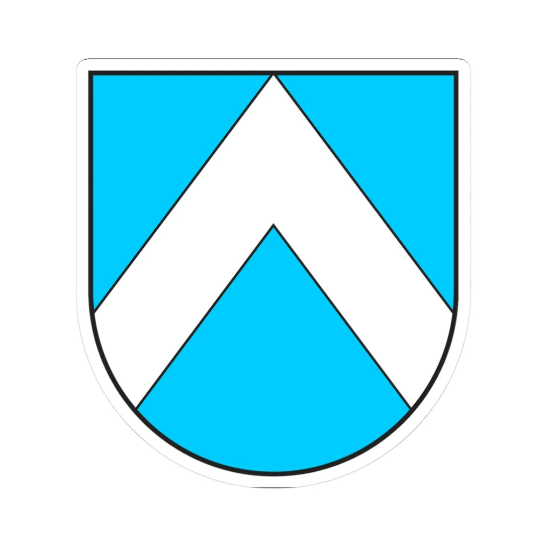 Rodengo-Stemma (Italy) (Coat of Arms) STICKER Vinyl Kiss-Cut Decal 3 Inch White - The Sticker Space