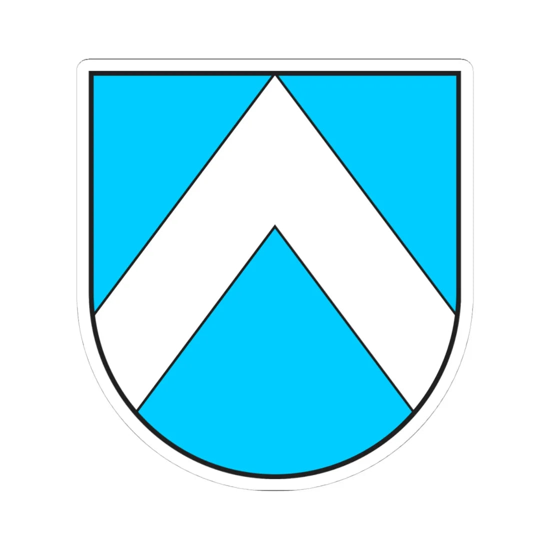 Rodengo-Stemma (Italy) (Coat of Arms) STICKER Vinyl Kiss-Cut Decal 4 Inch White - The Sticker Space