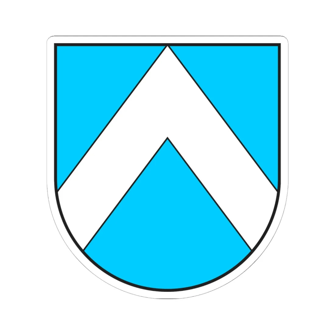 Rodengo-Stemma (Italy) (Coat of Arms) STICKER Vinyl Kiss-Cut Decal 6 Inch White - The Sticker Space