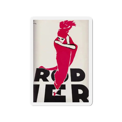 Rodier, 1961 (Magazine Illustration) Refrigerator Magnet - The Sticker Space