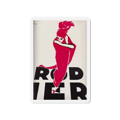 Rodier, 1961 (Magazine Illustration) Refrigerator Magnet - The Sticker Space