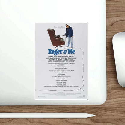 Roger & Me 1989 Movie Poster STICKER Vinyl Die-Cut Decal - The Sticker Space