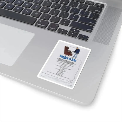 Roger & Me 1989 Movie Poster - STICKER Vinyl Kiss-Cut Decal - The Sticker Space