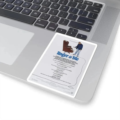 Roger & Me 1989 Movie Poster - STICKER Vinyl Kiss-Cut Decal - The Sticker Space