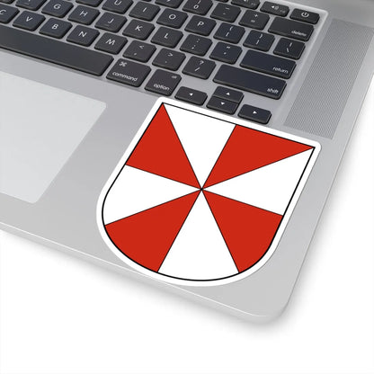 Roggwil TG-coat of arms (Switzerland) (Coat of Arms) STICKER Vinyl Kiss-Cut Decal - The Sticker Space