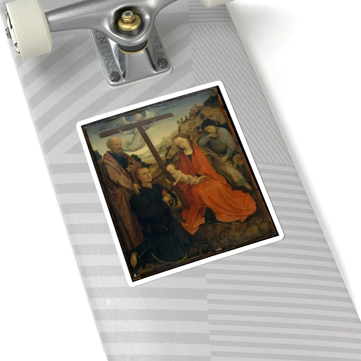 SKU:TSS-STICK-RGRVN-6X6-4 Sizes:6" × 6" Types:White