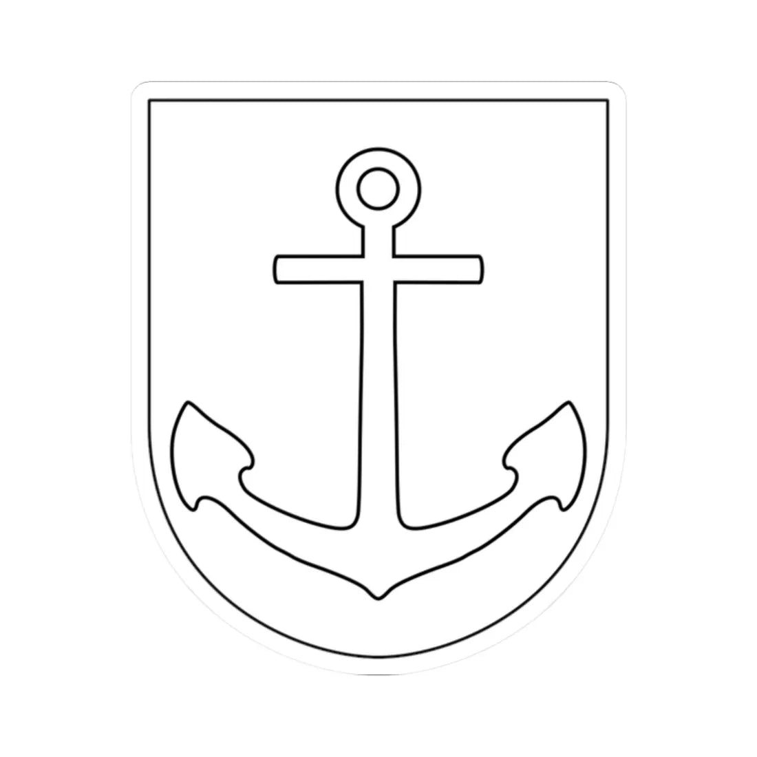 Rogsta vapen (Sweden) (Coat of Arms) STICKER Vinyl Kiss-Cut Decal 2 Inch White - The Sticker Space