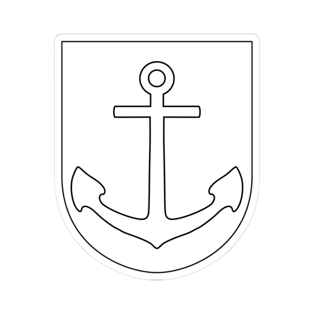 Rogsta vapen (Sweden) (Coat of Arms) STICKER Vinyl Kiss-Cut Decal 3 Inch White - The Sticker Space