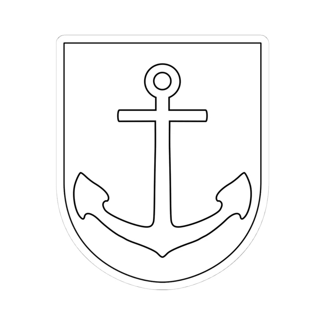 Rogsta vapen (Sweden) (Coat of Arms) STICKER Vinyl Kiss-Cut Decal 4 Inch White - The Sticker Space