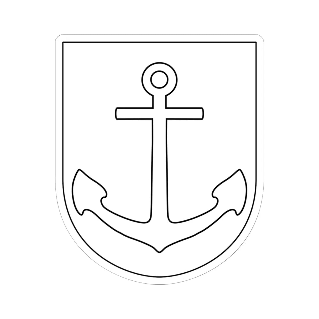 Rogsta vapen (Sweden) (Coat of Arms) STICKER Vinyl Kiss-Cut Decal 6 Inch White - The Sticker Space