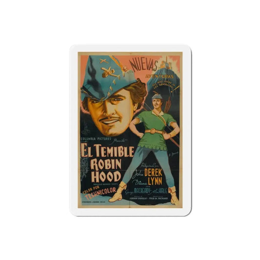 Rogues of Sherwood Forest 1950 v2 Movie Poster Refrigerator Magnet 2 Inch - The Sticker Space