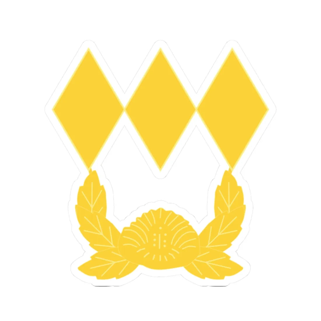 ROK army Daewi (Korea) (Military Rank) STICKER Vinyl Kiss-Cut Decal 2 Inch White - The Sticker Space