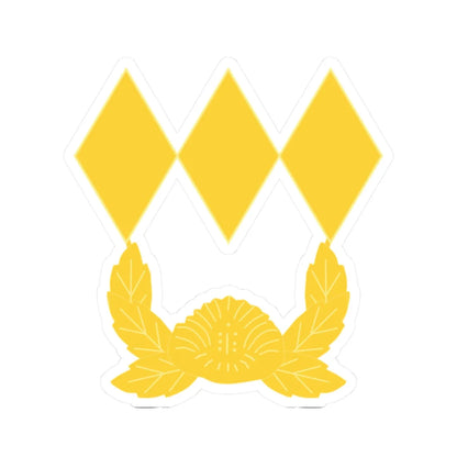 ROK army Daewi (Korea) (Military Rank) STICKER Vinyl Kiss-Cut Decal 2 Inch White - The Sticker Space