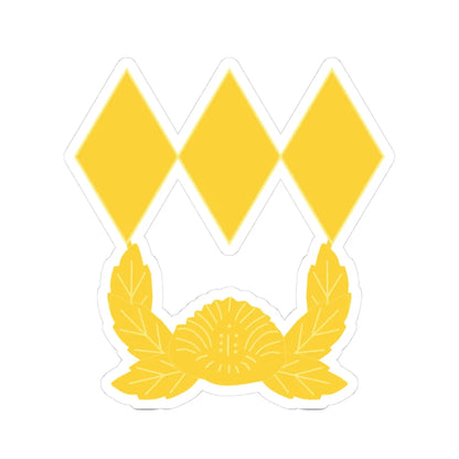 ROK army Daewi (Korea) (Military Rank) STICKER Vinyl Kiss-Cut Decal 3 Inch White - The Sticker Space