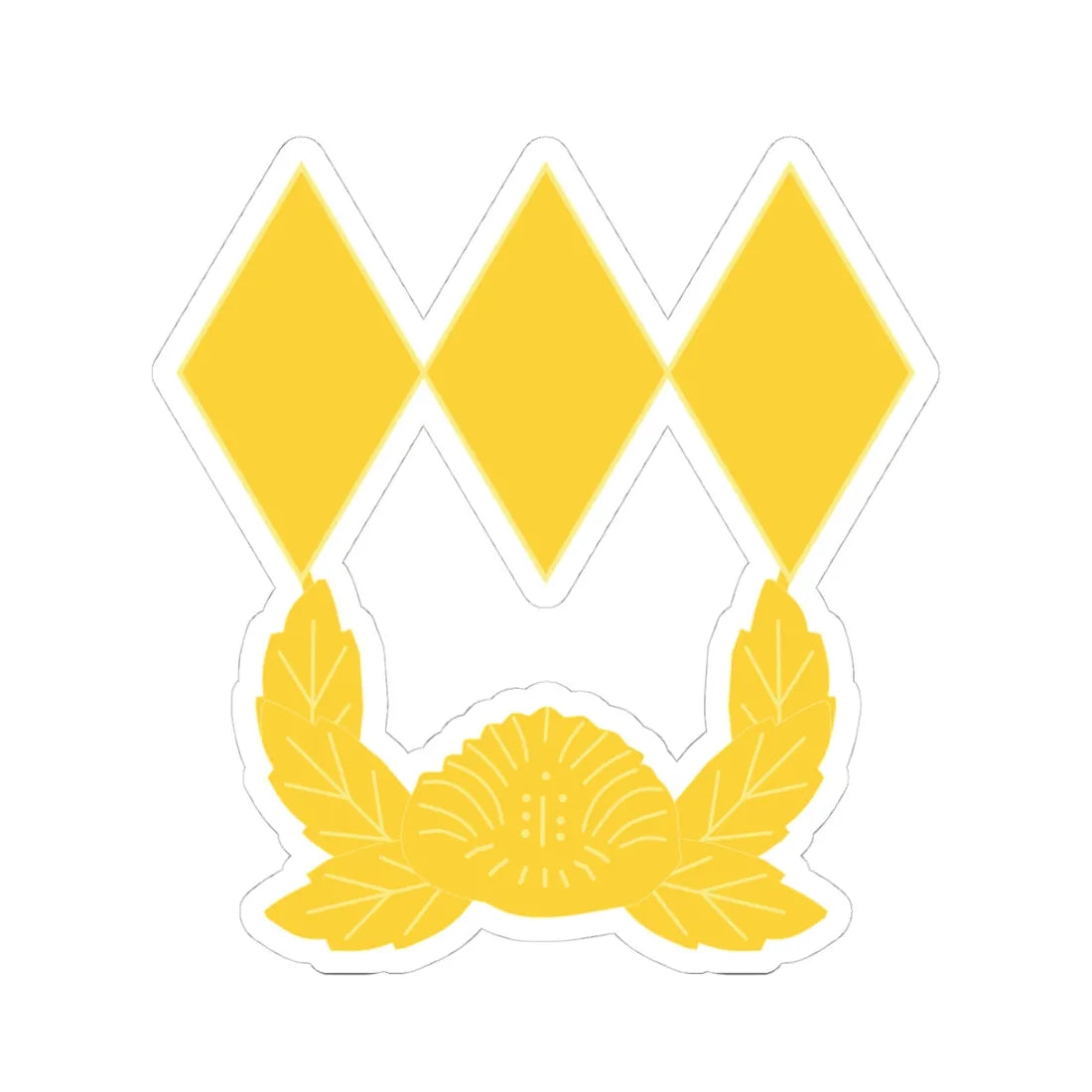 ROK army Daewi (Korea) (Military Rank) STICKER Vinyl Kiss-Cut Decal 4 Inch White - The Sticker Space