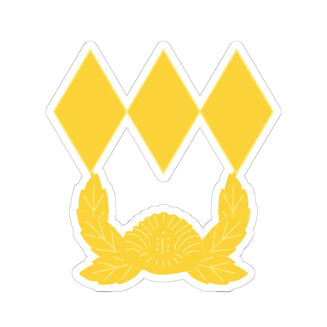 ROK army Daewi (Korea) (Military Rank) STICKER Vinyl Kiss-Cut Decal 6 Inch White - The Sticker Space