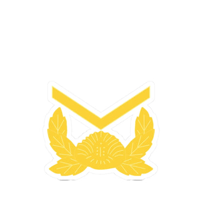 ROK army Hasa (Korea) (Military Rank) STICKER Vinyl Kiss-Cut Decal 2 Inch White - The Sticker Space