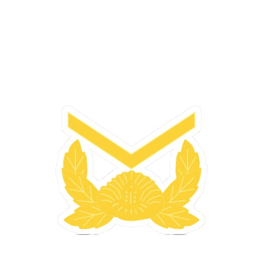 ROK army Hasa (Korea) (Military Rank) STICKER Vinyl Kiss-Cut Decal 2 Inch White - The Sticker Space