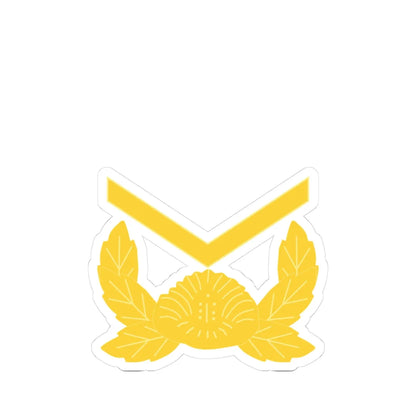 ROK army Hasa (Korea) (Military Rank) STICKER Vinyl Kiss-Cut Decal 3 Inch White - The Sticker Space