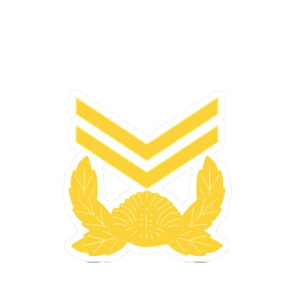 ROK army Jungsa (Korea) (Military Rank) STICKER Vinyl Kiss-Cut Decal 2 Inch White - The Sticker Space