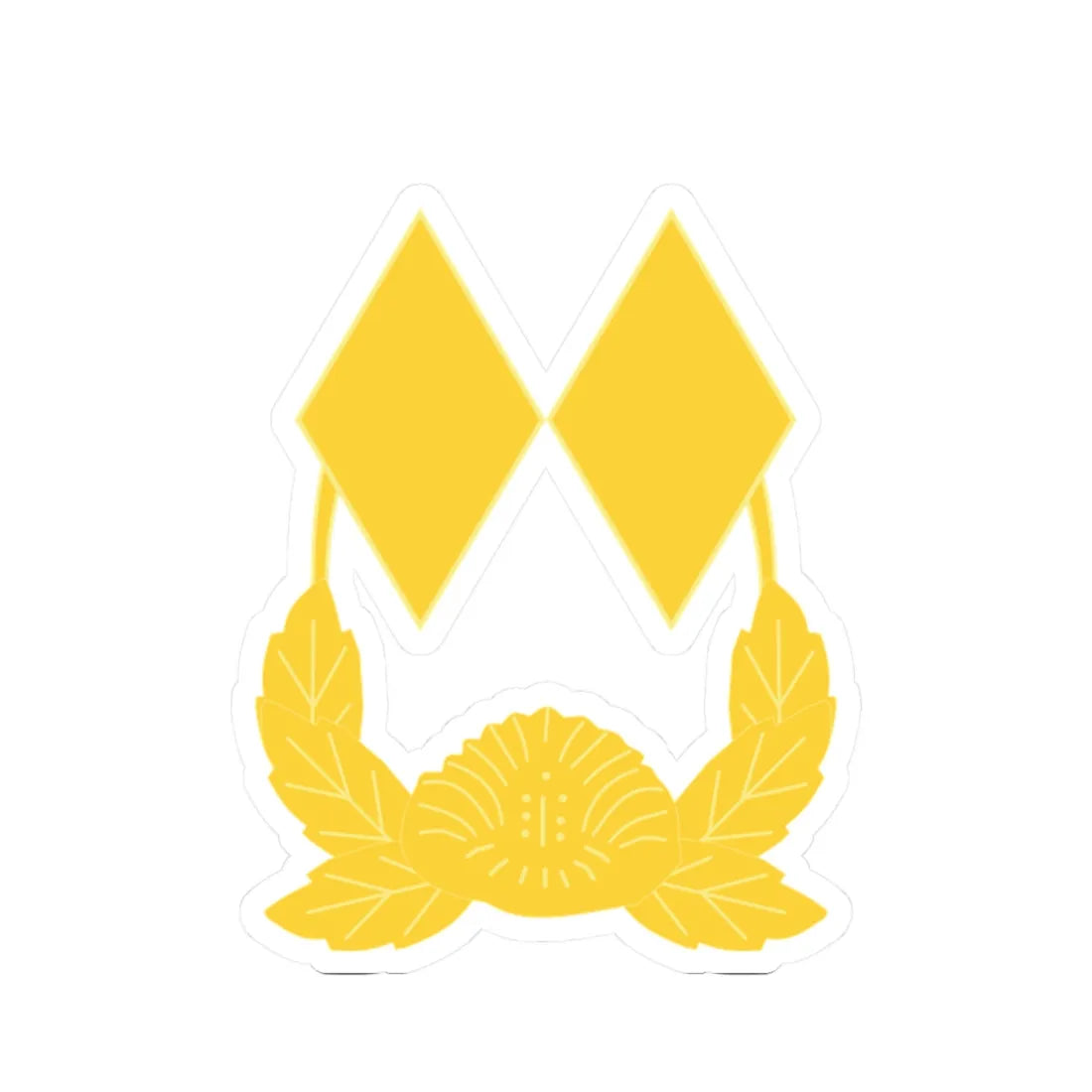 ROK army Jungwi (Korea) (Military Rank) STICKER Vinyl Kiss-Cut Decal 2 Inch White - The Sticker Space