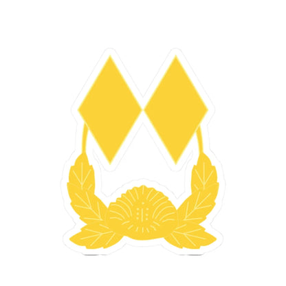 ROK army Jungwi (Korea) (Military Rank) STICKER Vinyl Kiss-Cut Decal 2 Inch White - The Sticker Space