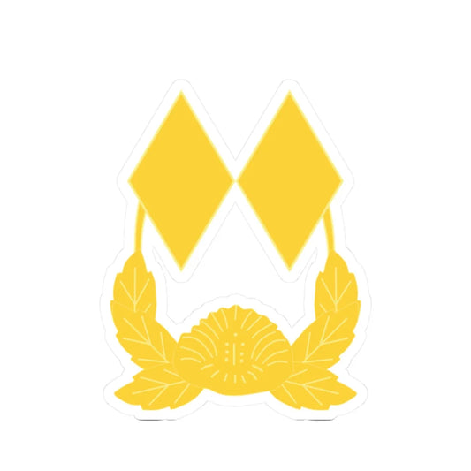 ROK army Jungwi (Korea) (Military Rank) STICKER Vinyl Kiss-Cut Decal 2 Inch White - The Sticker Space