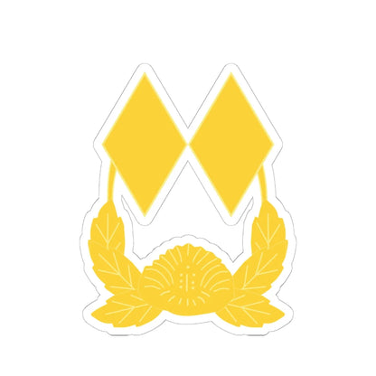 ROK army Jungwi (Korea) (Military Rank) STICKER Vinyl Kiss-Cut Decal 6 Inch White - The Sticker Space