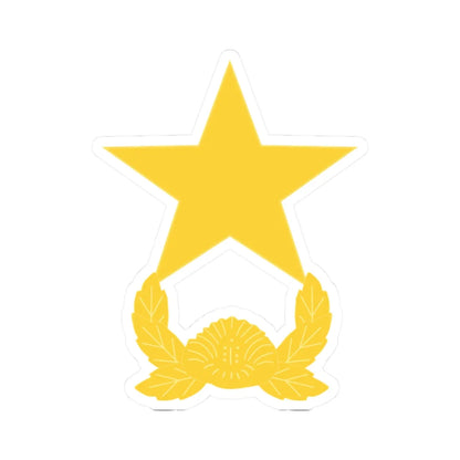 ROK army Junjang (Korea) (Military Rank) STICKER Vinyl Kiss-Cut Decal 2 Inch White - The Sticker Space