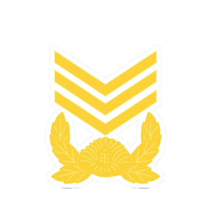 ROK army Sangsa (Korea) (Military Rank) STICKER Vinyl Kiss-Cut Decal 2 Inch White - The Sticker Space