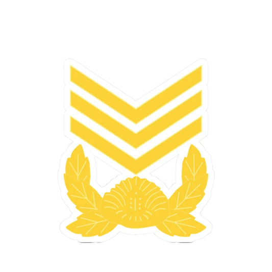 ROK army Sangsa (Korea) (Military Rank) STICKER Vinyl Kiss-Cut Decal 2 Inch White - The Sticker Space