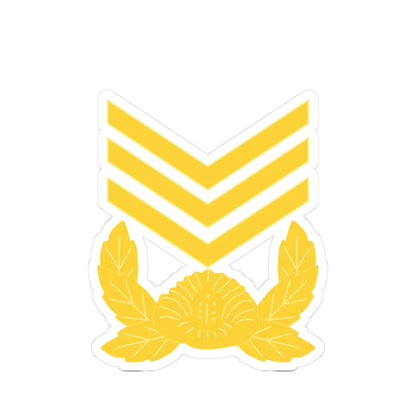 ROK army Sangsa (Korea) (Military Rank) STICKER Vinyl Kiss-Cut Decal 3 Inch White - The Sticker Space