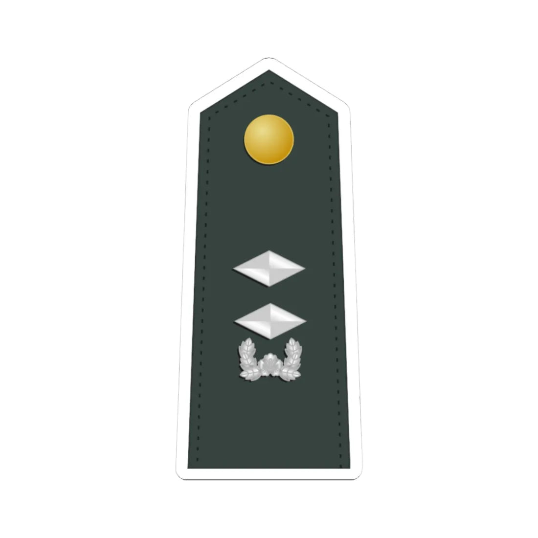 ROKMC OF 1b (Korea) (Military Rank) STICKER Vinyl Kiss-Cut Decal 3 Inch White - The Sticker Space