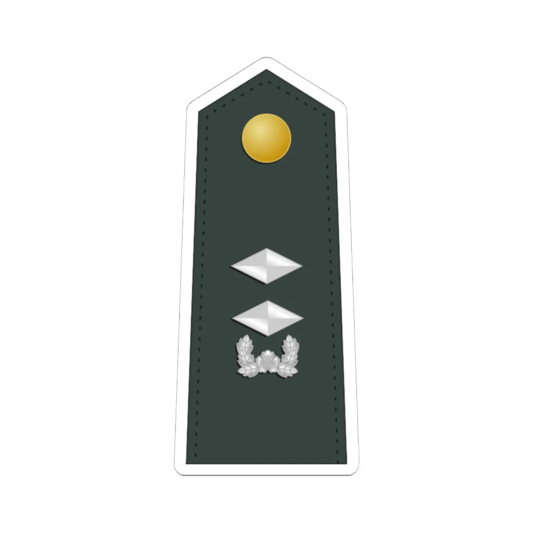 ROKMC OF 1b (Korea) (Military Rank) STICKER Vinyl Kiss-Cut Decal 6 Inch White - The Sticker Space