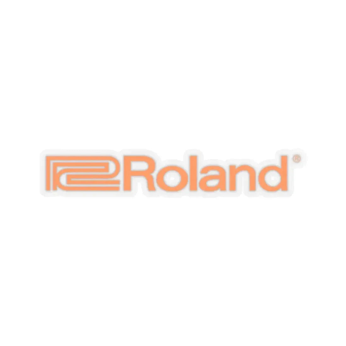 Roland Corporation (Logo) STICKER Vinyl Kiss-Cut Decal 2 Inch Transparent - The Sticker Space