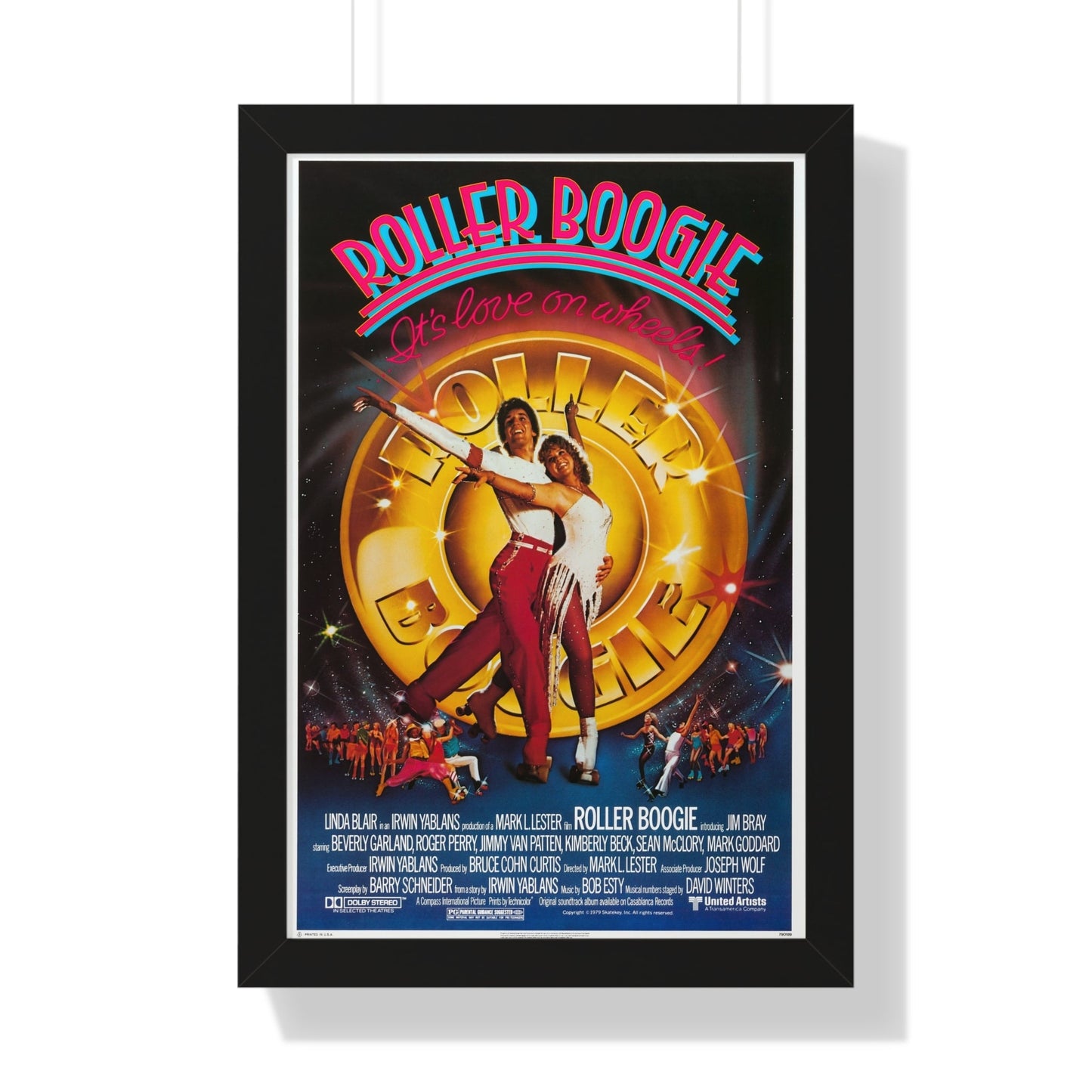 ROLLER BOOGIE 1979 - Framed Movie Poster-16″ x 24″-The Sticker Space