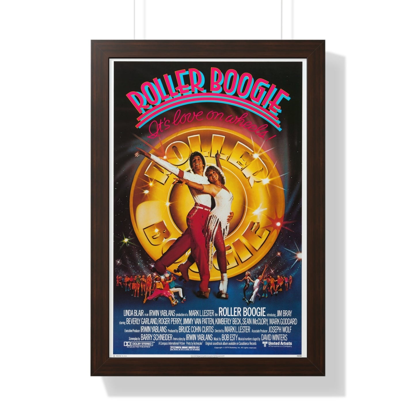 ROLLER BOOGIE 1979 - Framed Movie Poster-16″ x 24″-The Sticker Space