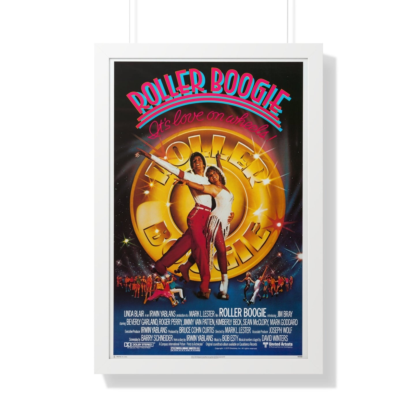 ROLLER BOOGIE 1979 - Framed Movie Poster-20" x 30"-The Sticker Space