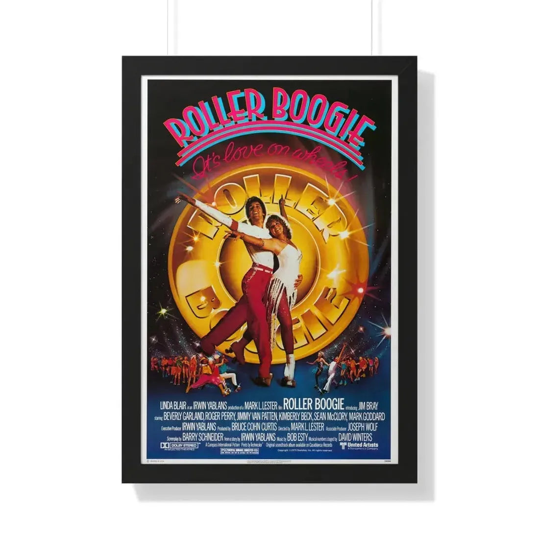 ROLLER BOOGIE 1979 - Framed Movie Poster - The Sticker Space