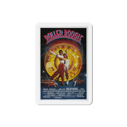 Roller Boogie 1979 Movie Poster Refrigerator Magnet 2 Inch - The Sticker Space