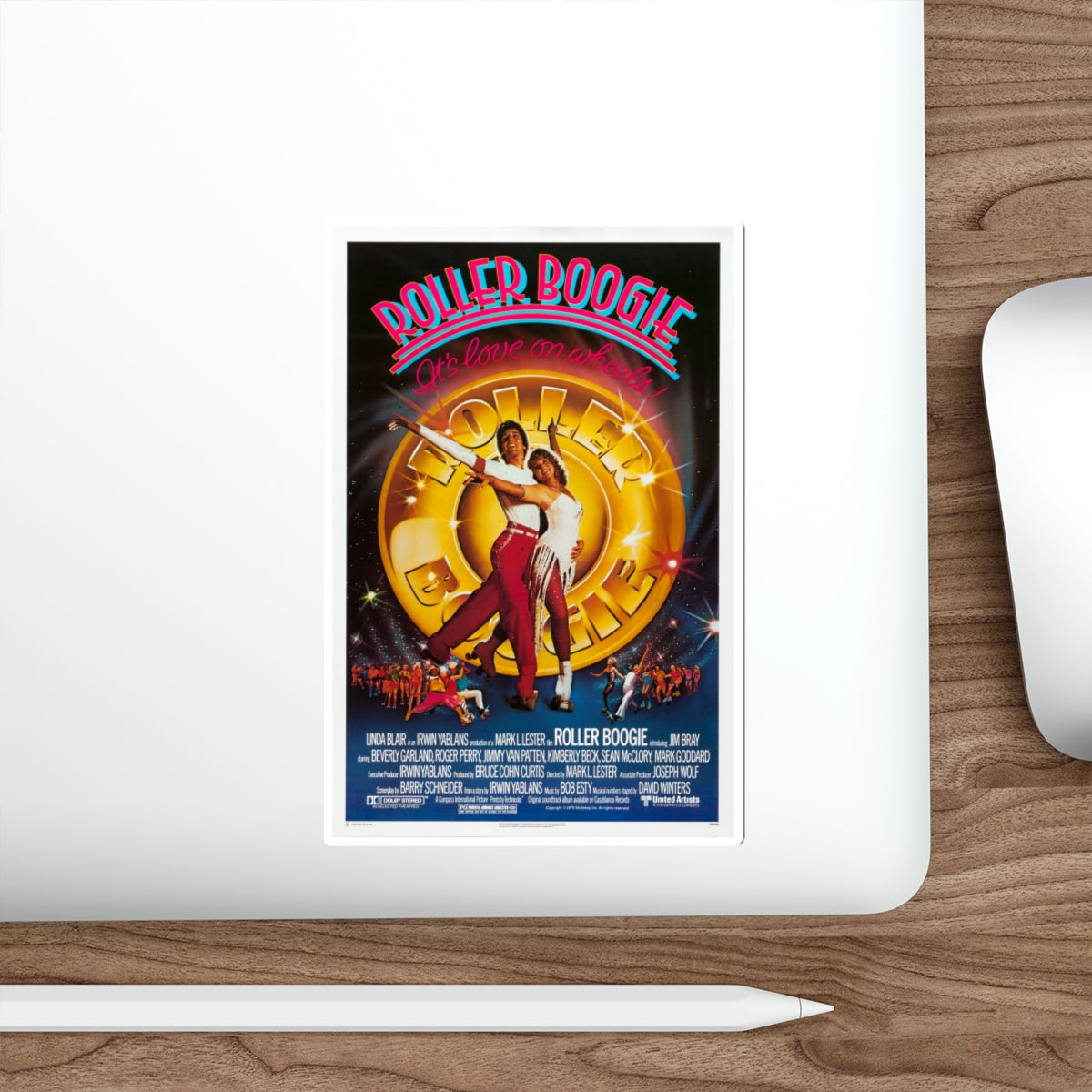 ROLLER BOOGIE 1979 Movie Poster STICKER Vinyl Die-Cut Decal-The Sticker Space