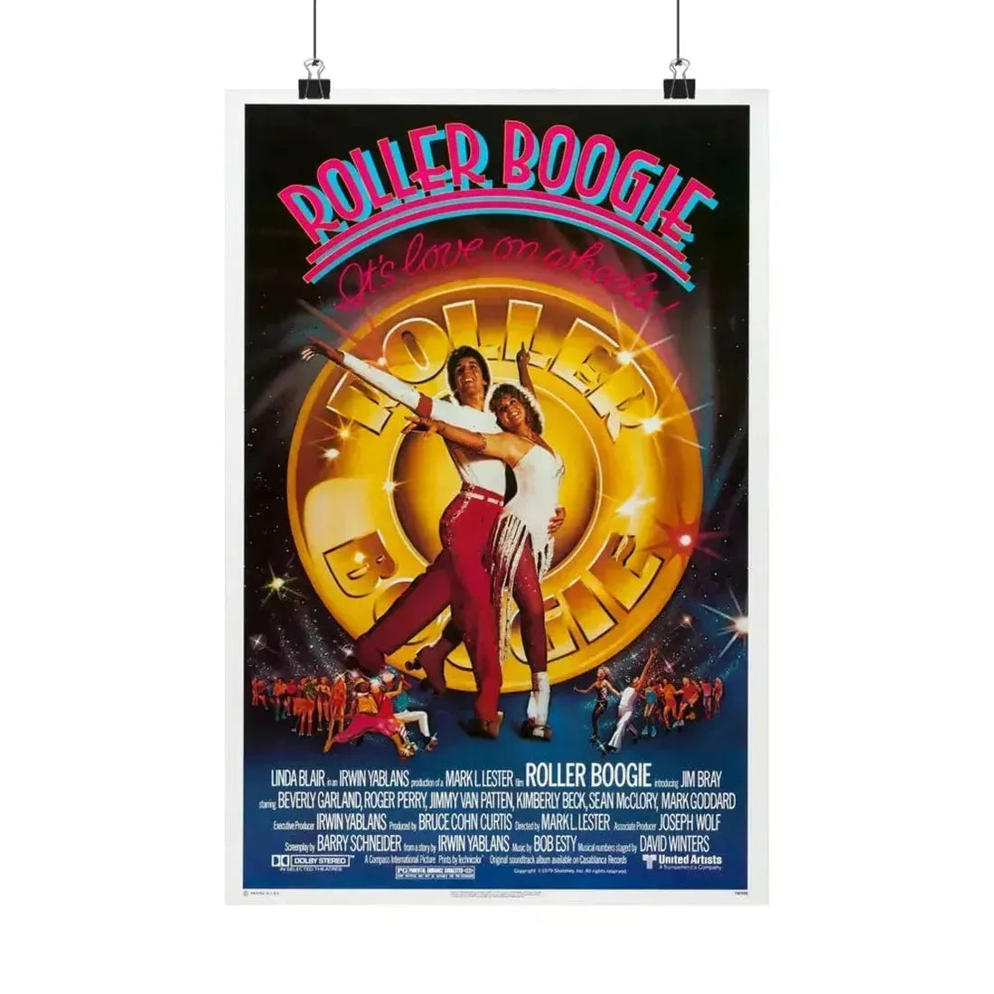 ROLLER BOOGIE 1979 - Paper Movie Poster 12″ x 18″ Matte - The Sticker Space