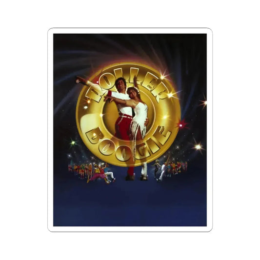 ROLLER BOOGIE (ART) 1979 Movie Poster - STICKER Vinyl Kiss-Cut Decal 2 Inch White - The Sticker Space