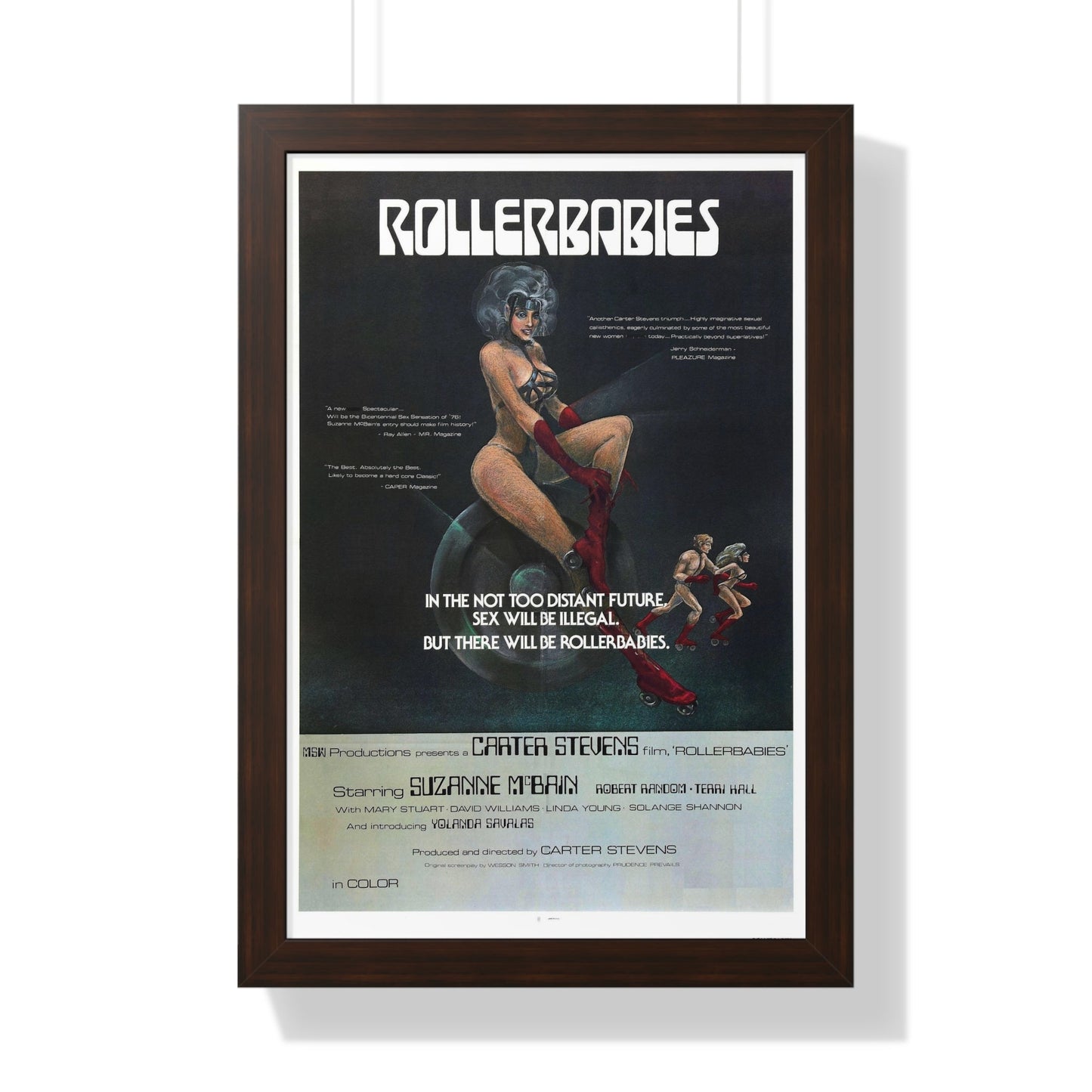 ROLLERBABIES 1976 - Framed Movie Poster-16″ x 24″-The Sticker Space