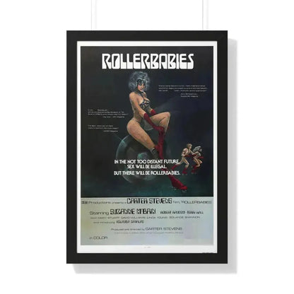 ROLLERBABIES 1976 - Framed Movie Poster 20" x 30" Black - The Sticker Space