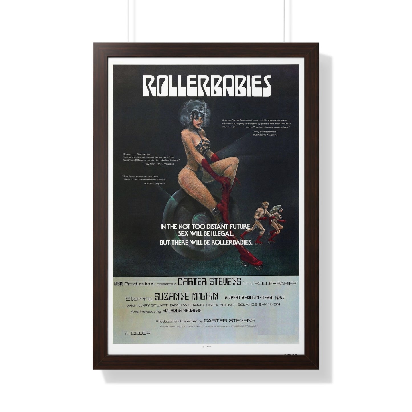 ROLLERBABIES 1976 - Framed Movie Poster-20" x 30"-The Sticker Space