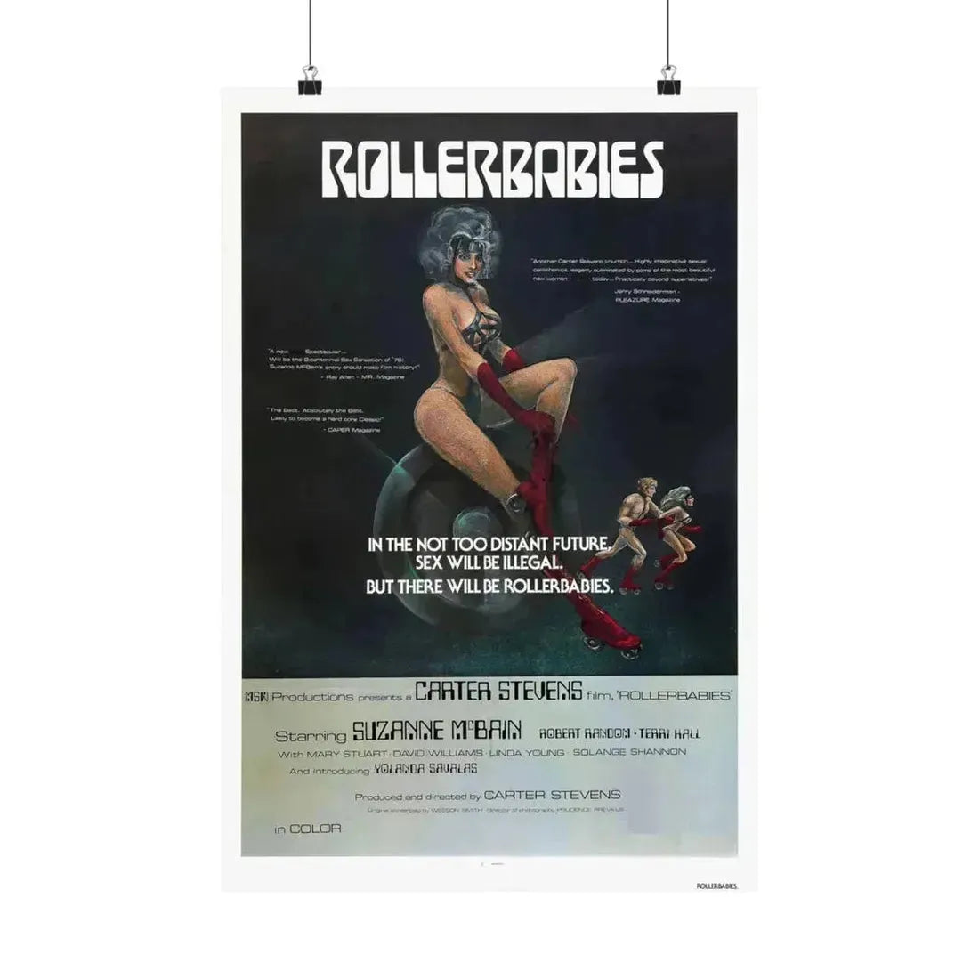 ROLLERBABIES 1976 - Paper Movie Poster 16″ x 24″ Matte - The Sticker Space